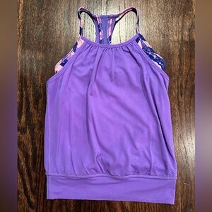 ivivva (Lululemon Girls) Purple Double Dutch Tank Size 6